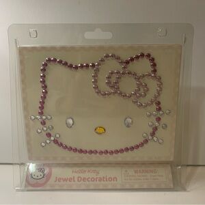 Vintage Y2K bedazzled hello kitty jewel decoration